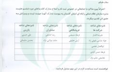 اسامی کاندیداهای انتخابات هیات مدیره وبازرس دوره ششم سازمان نظام صنفی رایانه ای استان